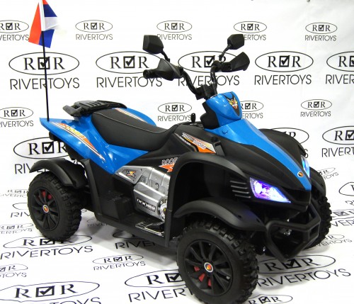 Квадроцикл RiverToys Р333РР синий