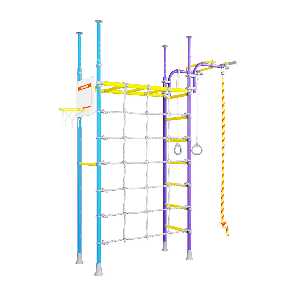 Домашний спортивный комплекс Romana R4 сиреневоголубой