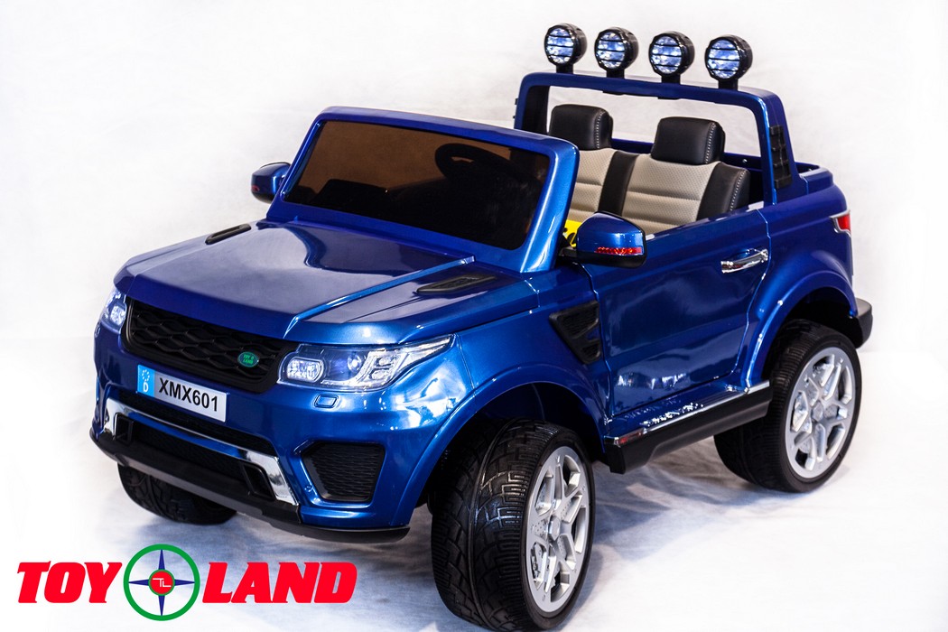 Электромобиль джип ToyLand Range Rover XMX 601 синий