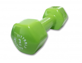 

Гантель в виниловой оболочке Original Fittools 3 кг (Цвет - зеленый), 3 кг (Цвет - зеленый)