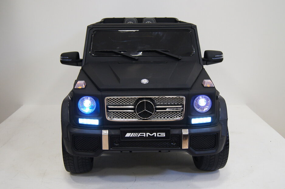 Электромобиль RiverToys Mercedes-Benz G65 AMG черный матовый