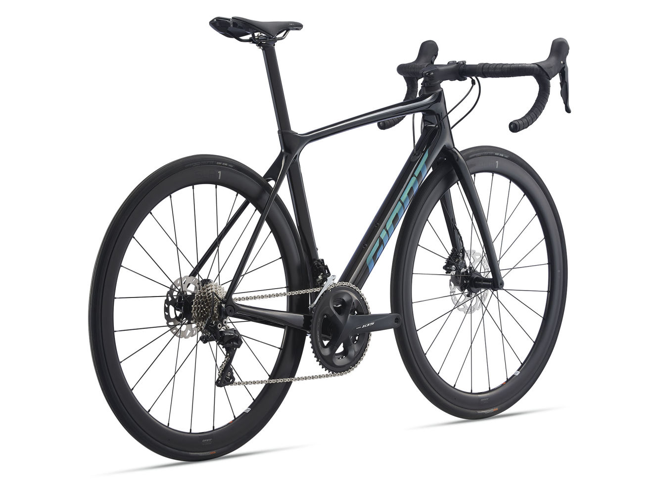 Велосипед Giant TCR Advanced Pro 2 Disc (2021) цвет карбон (рама: L, M, ML)