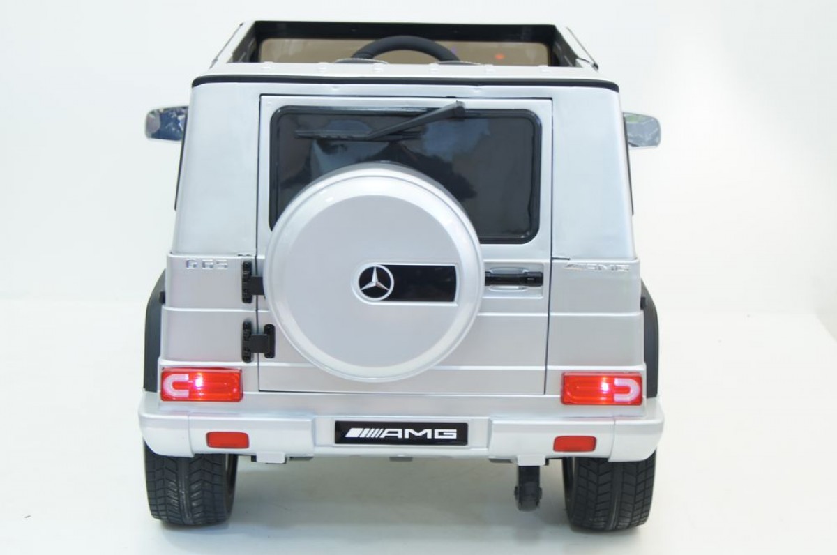 Электромобиль RiverToys Mercedes-Benz G65 AMG 4WD серый глянец