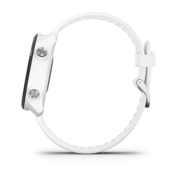 Смарт-часы с GPS Garmin FORERUNNER 245 Music белый с белым ремешком