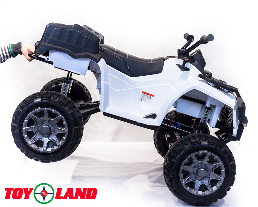 Электроквадроцикл ToyLand 0909 Grizzly Next 4x4 белый