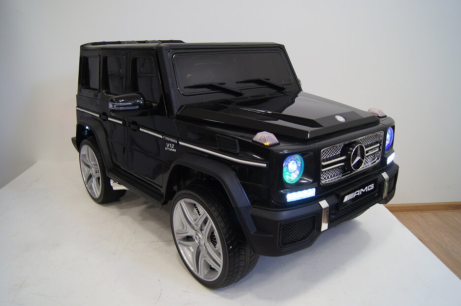 Электромобиль RiverToys Mercedes-Benz G65 AMG черный