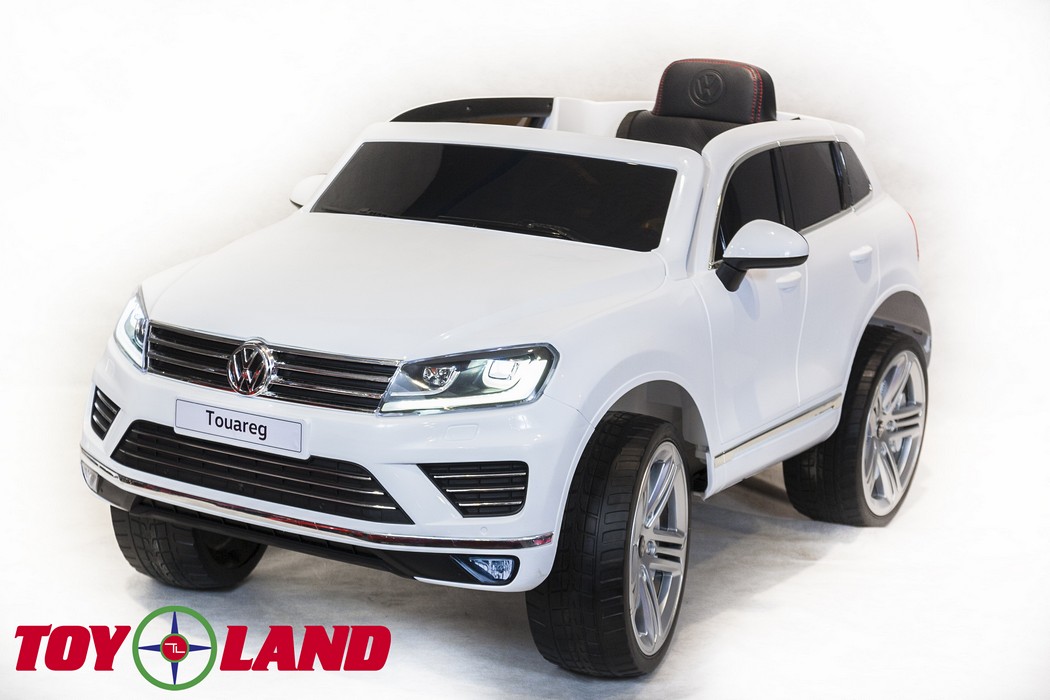 Детский электромобиль ToyLand Volkswagen Touareg белый