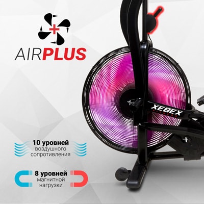 Велотренажер Xebex ABMG-3, air bike