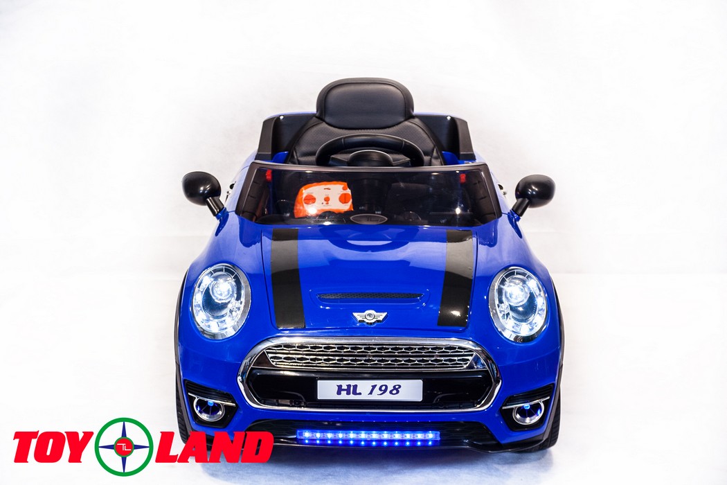 Электромобиль ToyLand Mini Cooper HL 198 синий