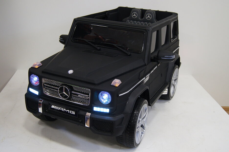 Электромобиль RiverToys Mercedes-Benz G65 AMG черный матовый