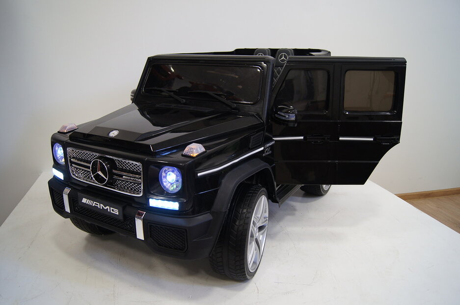 Электромобиль RiverToys Mercedes-Benz G65 AMG черный