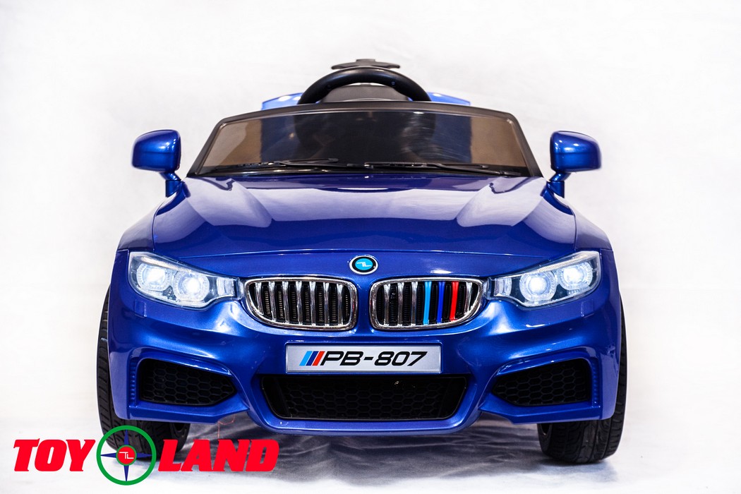 Электромобиль ToyLand BMW 3 PB 807 синий (краска)