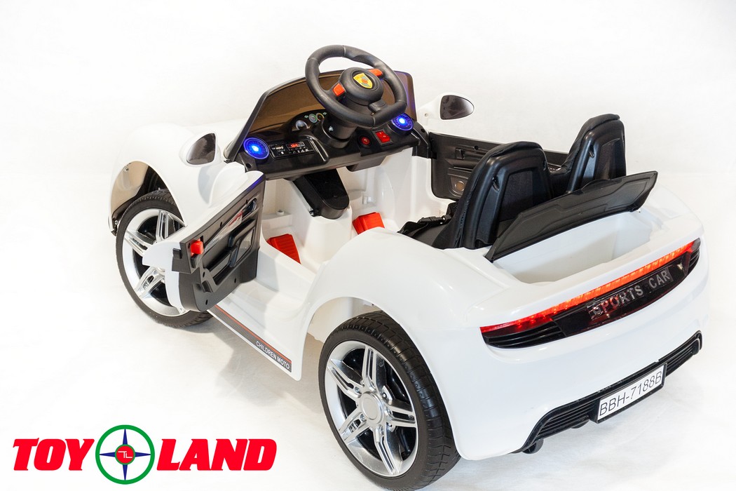 Электромобиль ToyLand Porsche Sport mini BBH 7188 белый