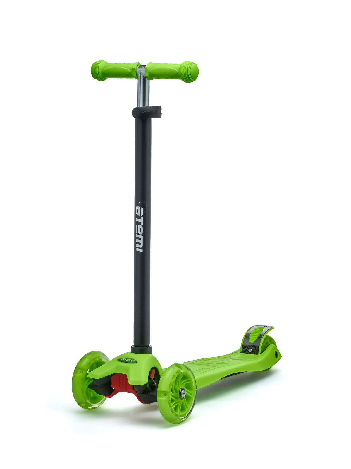 

Самокат детский Atemi Super Rider колеса (118/80 мм), AKC02B, светодиоды перед, ЗЕЛЕНЫЙ, Зеленый / черный, Super Rider колеса (118/80 мм), AKC02B, светодиоды перед, ЗЕЛЕНЫЙ