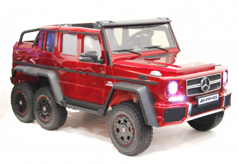 Детский электромобиль Barty Mercedes-Benz G63-AMG 4WD шестиколесный