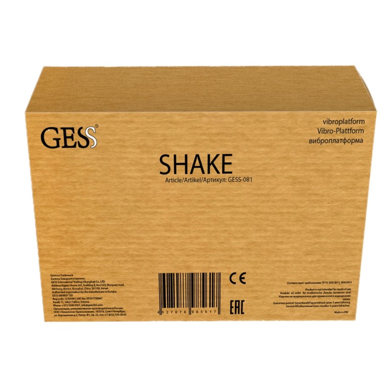 Виброплатформа GESS-081 Shake (черная)