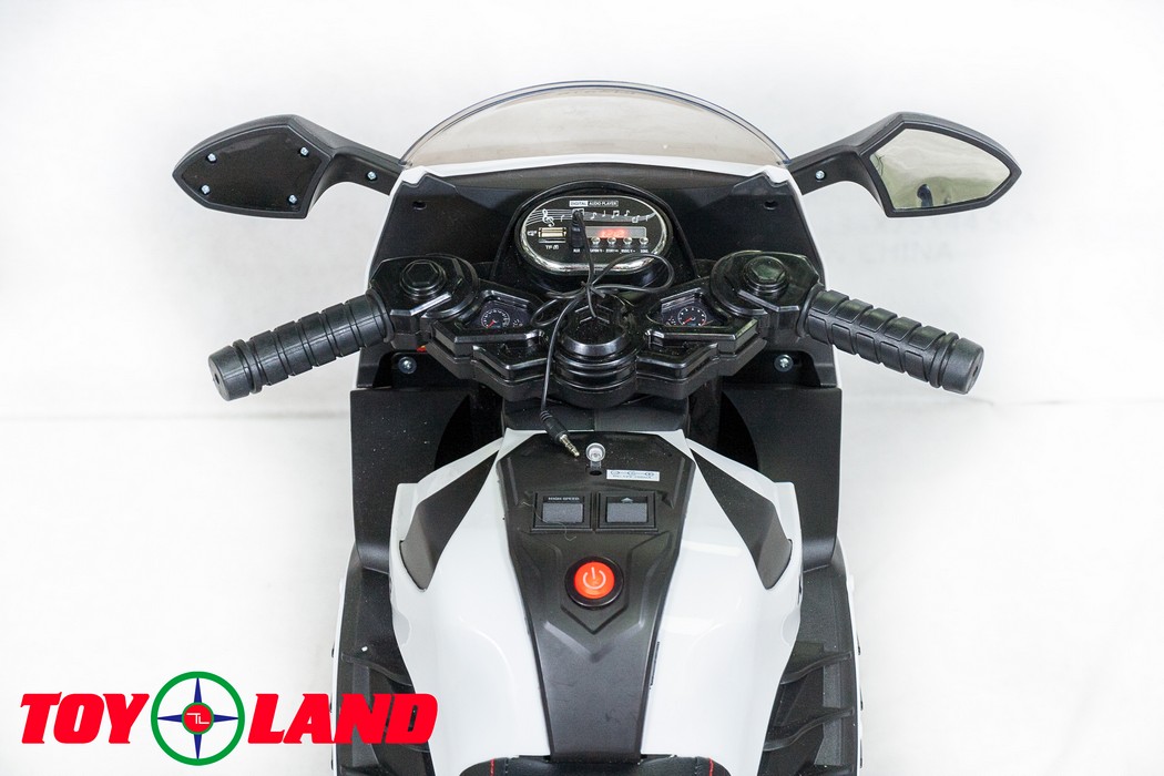 Электромотоцикл ToyLand Moto Sport LQ 168 белый