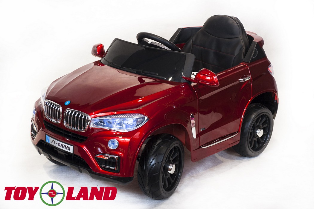 Электромобиль ToyLand BMW X6 красный