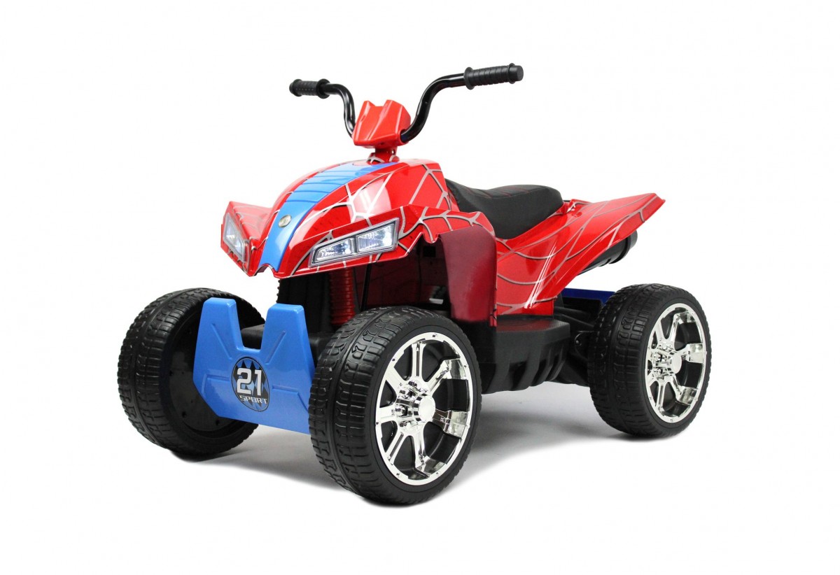 Квадроцикл RiverToys T555TT красный паук