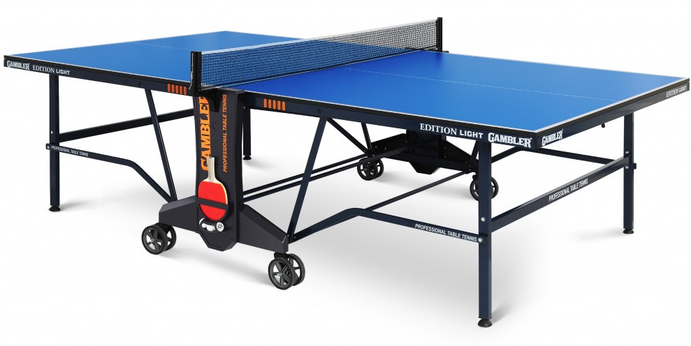 

Теннисный стол Gambler EDITION light indoor синий, Светло-синий, EDITION light indoor синий