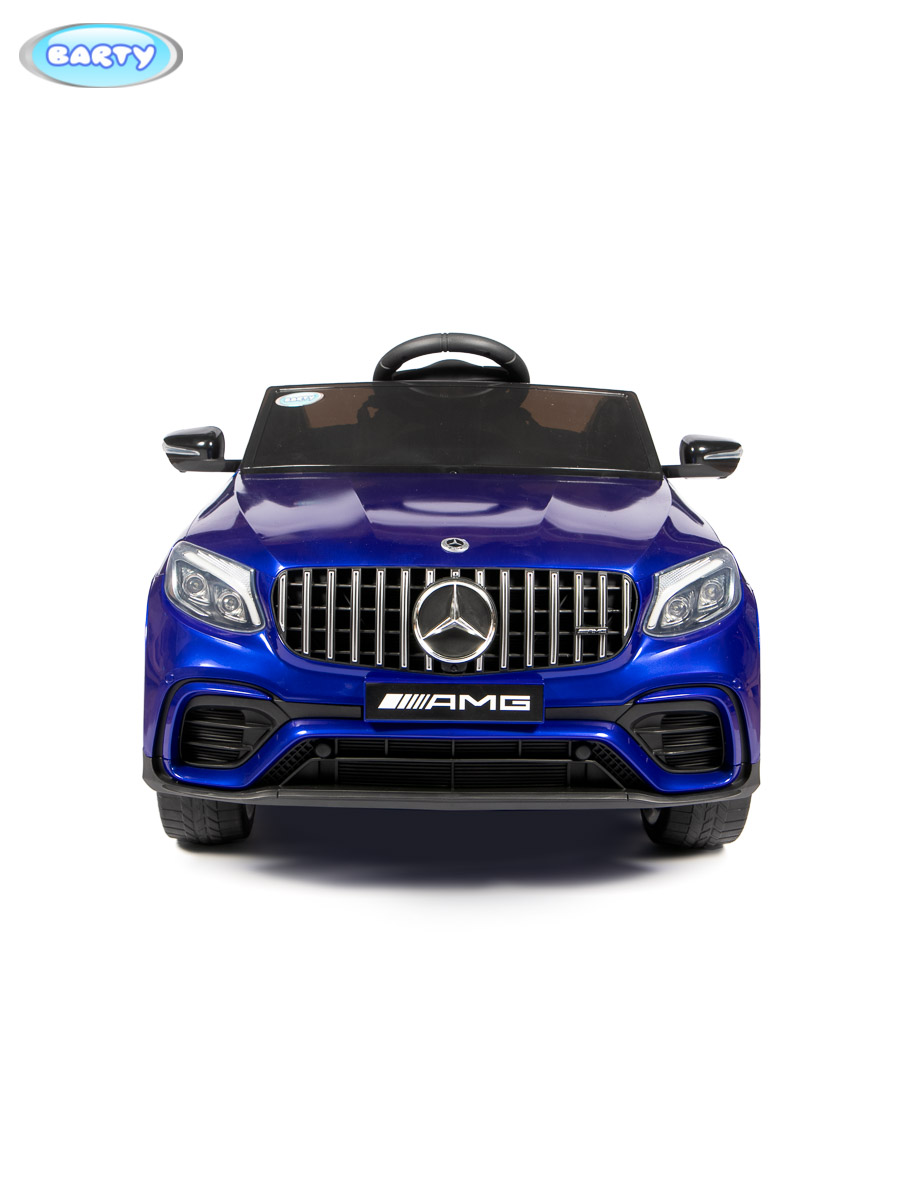 Детский электромобиль Barty Mercedes-Benz AMG GLC63 Coupe S (белый, красный глянец, синий глянец, черный глянец)