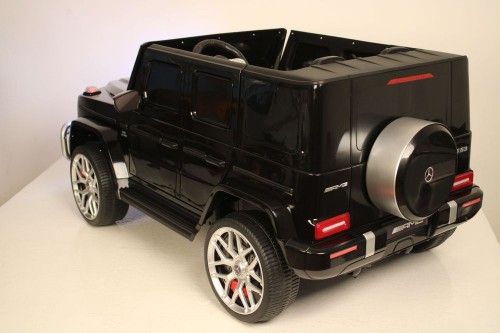 Детский электромобиль RiverToys Mercedes-AMG G63 4WD (S307) черный глянец