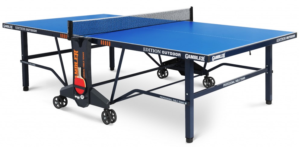 

Всепогодный теннисный стол Gambler EDITION Outdoor синий, EDITION Outdoor синий