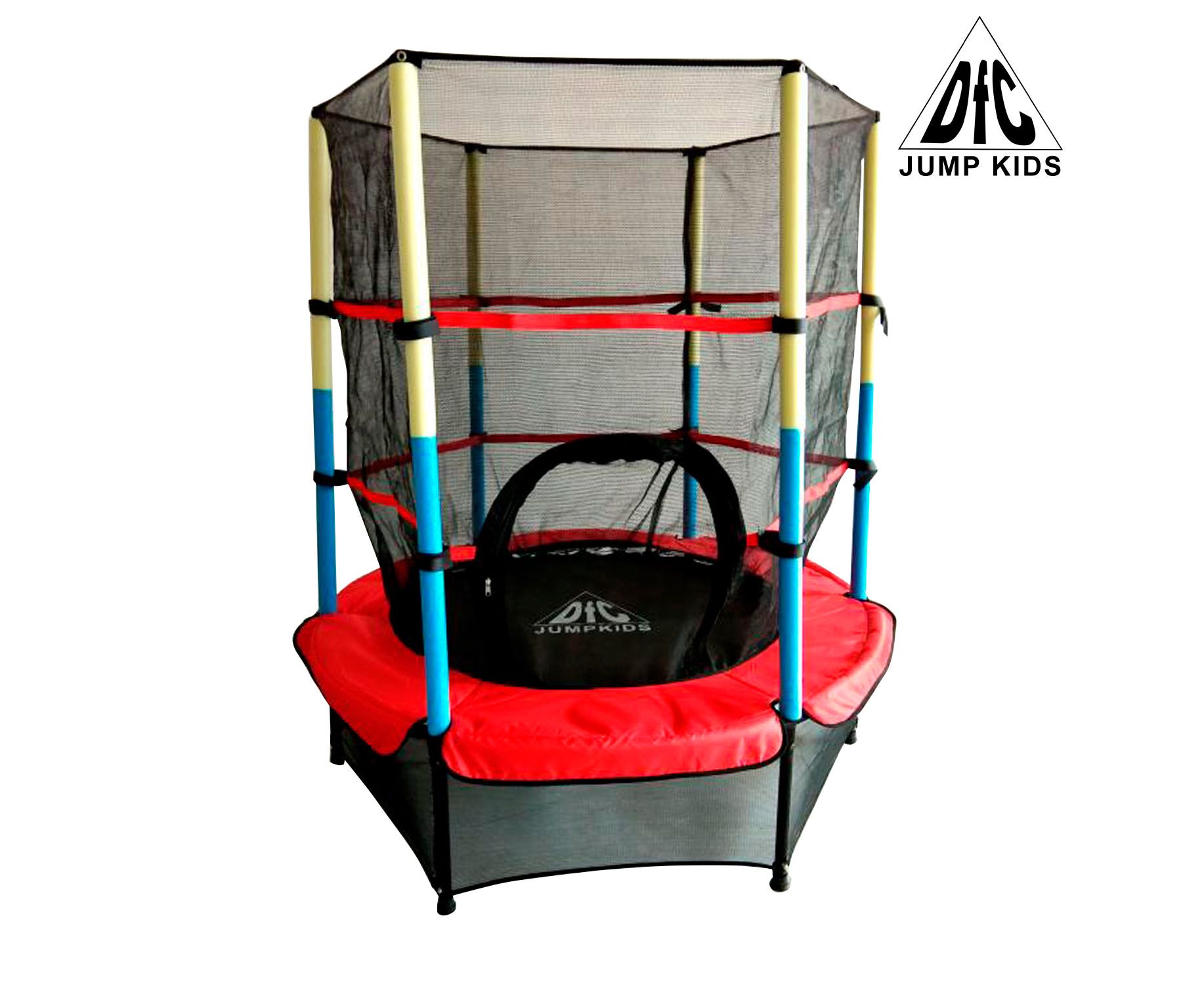 

Батут DFC JUMP KIDS 55" красный с желто-синими стойками (уценка), Красно-серый, JUMP KIDS 55" красный с желто-синими стойками (уценка)