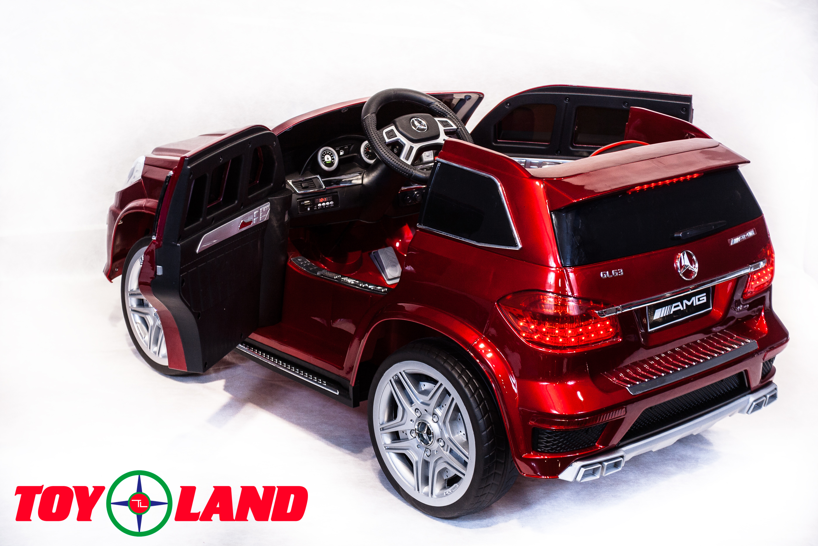 Электромобиль ToyLand Mercedes-Benz GL63 красный