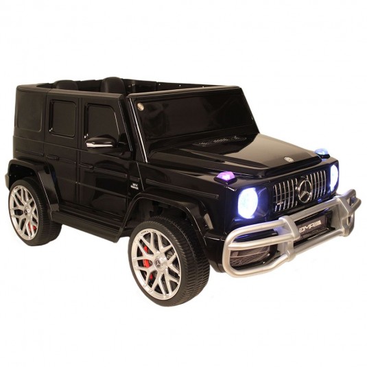 Детский электромобиль RiverToys Mercedes-AMG G63 4WD (S307) черный глянец