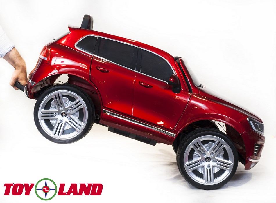 Детский электромобиль ToyLand Volkswagen Touareg красный (краска)