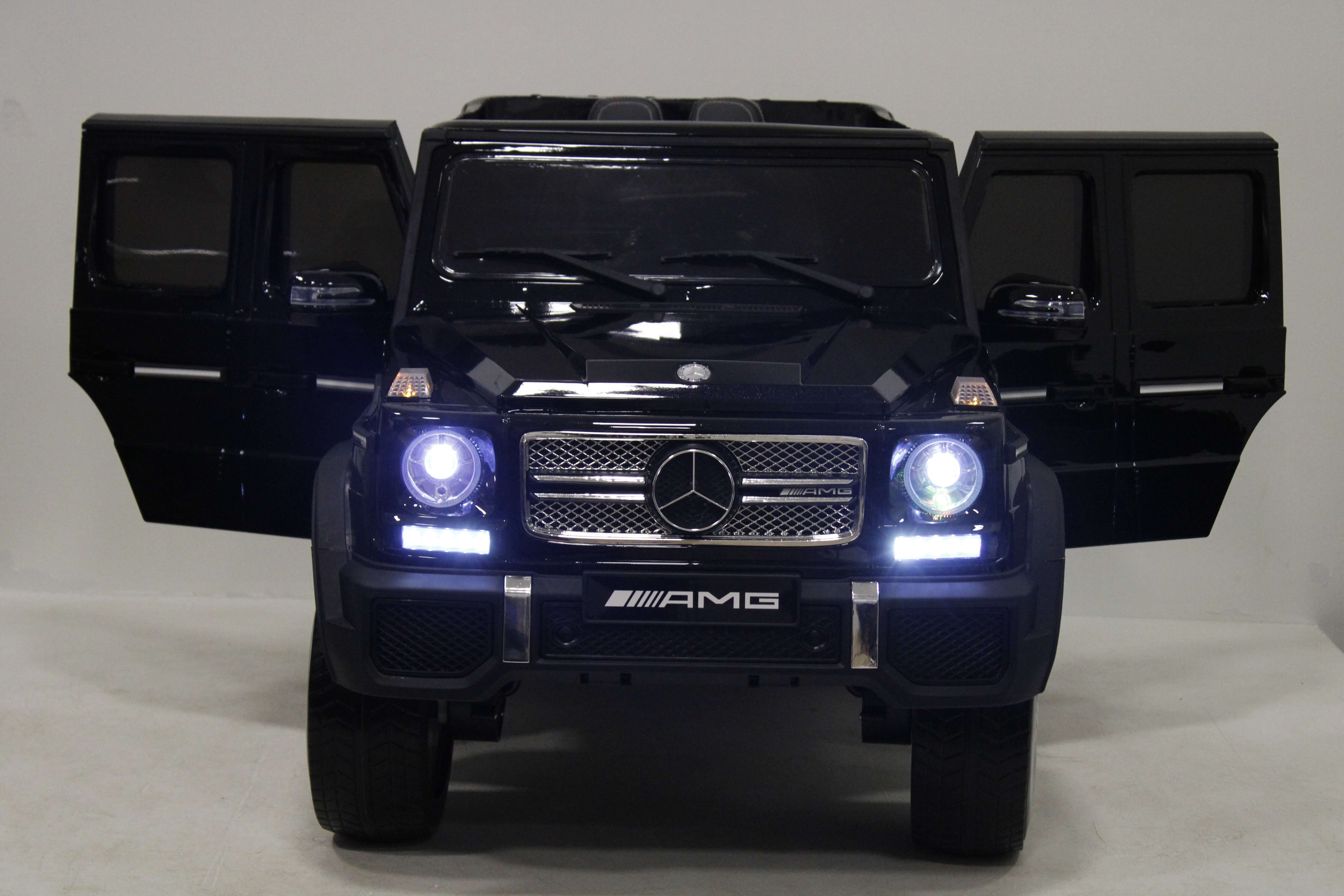 Электромобиль RiverToys Mercedes-Benz G65 AMG 4WD черный