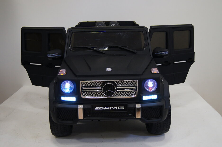 Электромобиль RiverToys Mercedes-Benz G65 AMG черный матовый