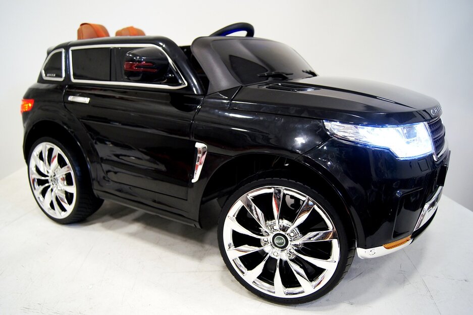 Электромобиль RiverToys Range Rover Sport E999KX черный глянец