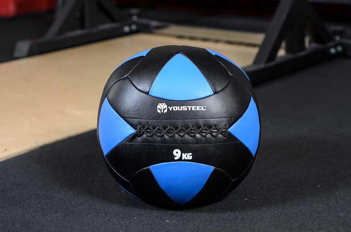 

Мяч тренировочный Yousteel WALLBALL, 9 кг, D=35.5 см, WALLBALL, 9 кг, D=35.5 см