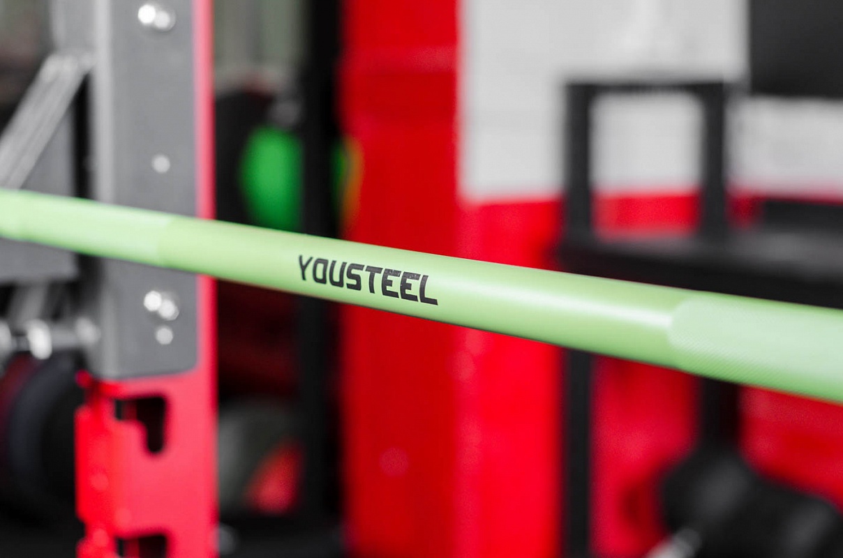 Гриф Yousteel CrossTraining Bar XF-20, GREEN - BLACK