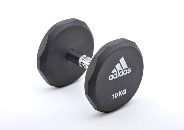 

Гантель обрезиненная Adidas 25 кг, 25 кг