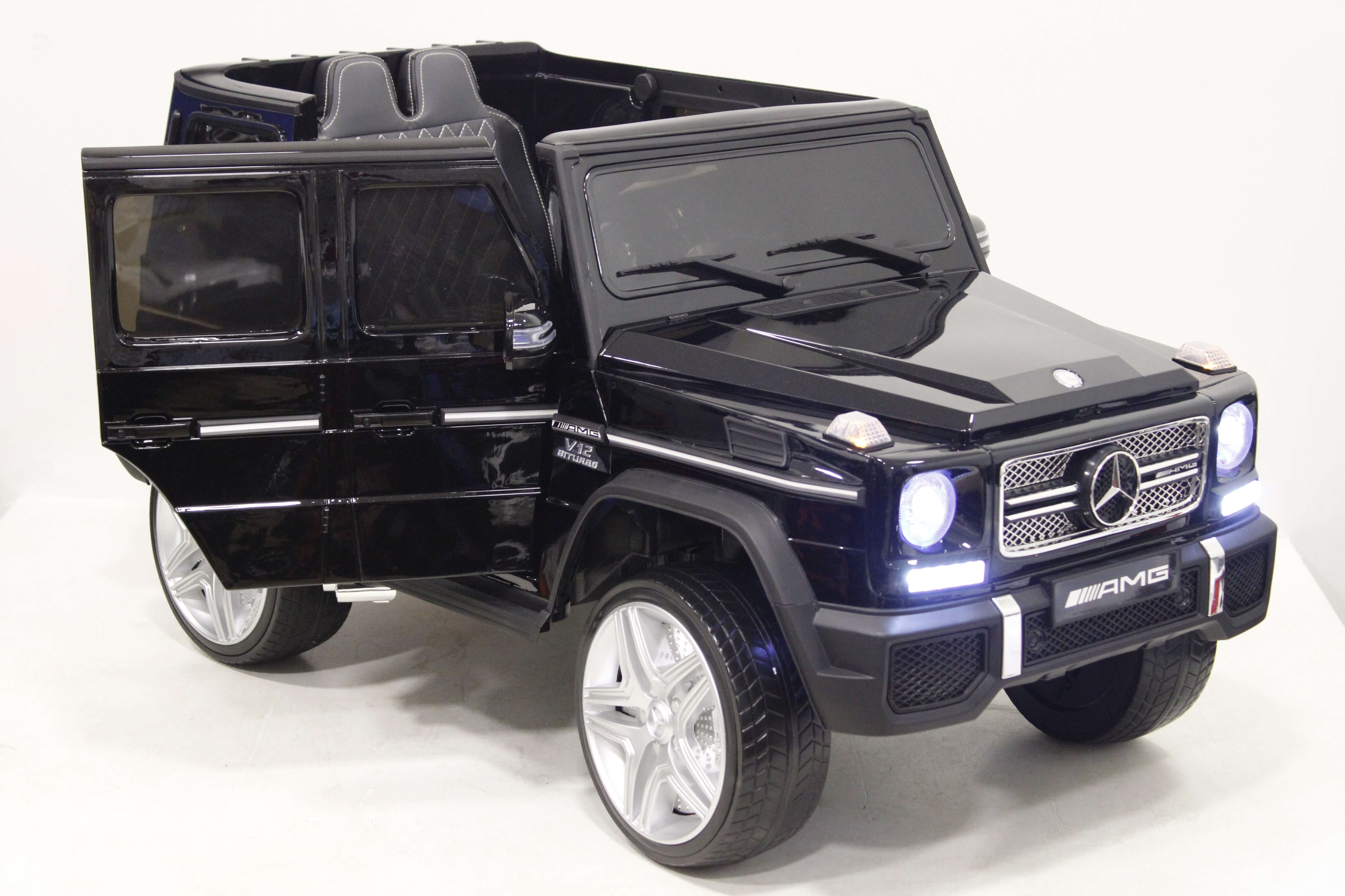 Электромобиль RiverToys Mercedes-Benz G65 AMG 4WD черный