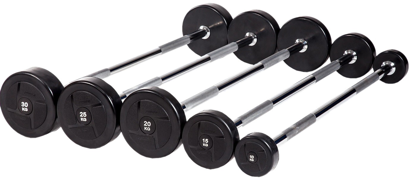 

Набор прямых штанг PROFI-FIT, 10-30 кг, шаг 5 кг, , 10-30 кг, шаг 5 кг