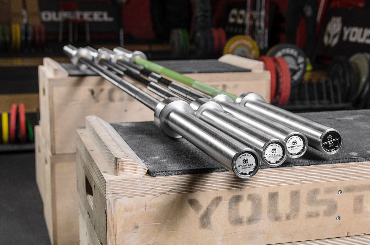 Гриф Yousteel Powerlifting bar 20kg, L2200