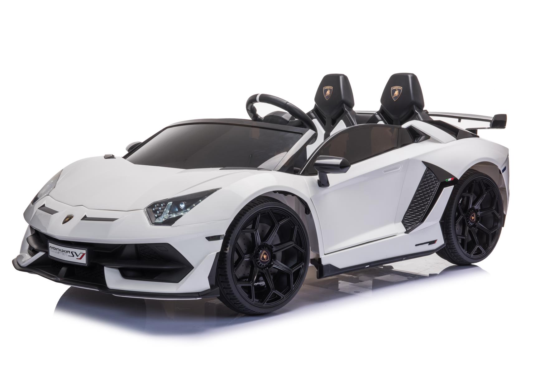 Детский электромобиль Lamborghini Aventador SVJ (A111MP) белый